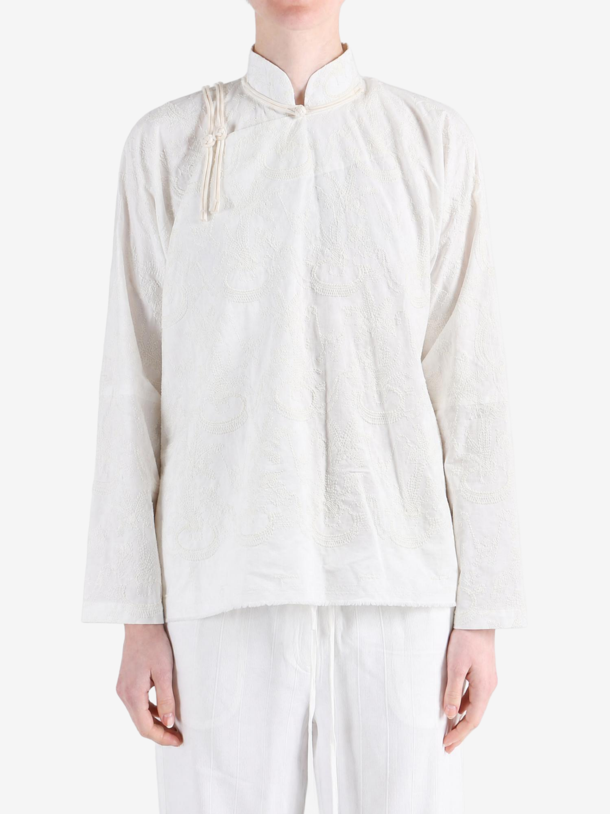 White shirt, front view