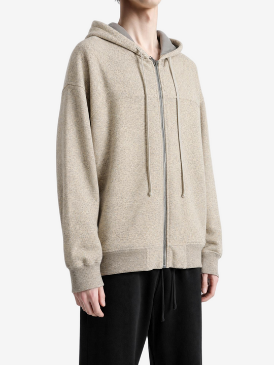 Tan jacket, full body view