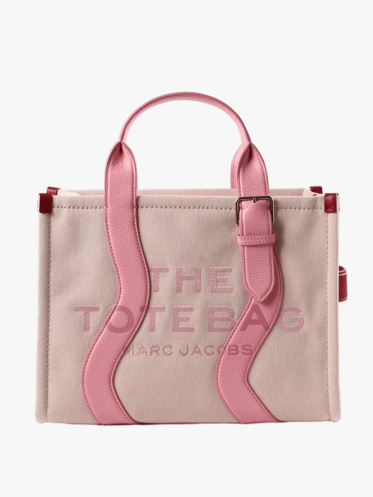 MARC JACOBS THE TOTE BAG ピンク MARC JACOBS - Women The Medium Tote Wavy Canvas Tote Bag – Atelier