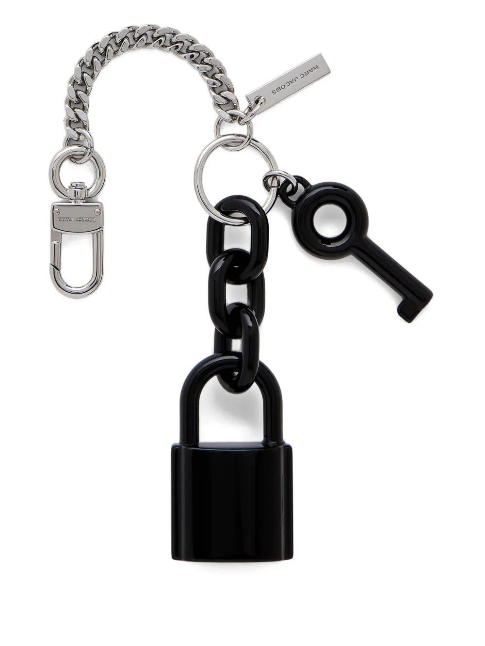 Black accessories, front view