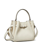 Tan bag, front view