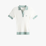 Tan shirt, front view