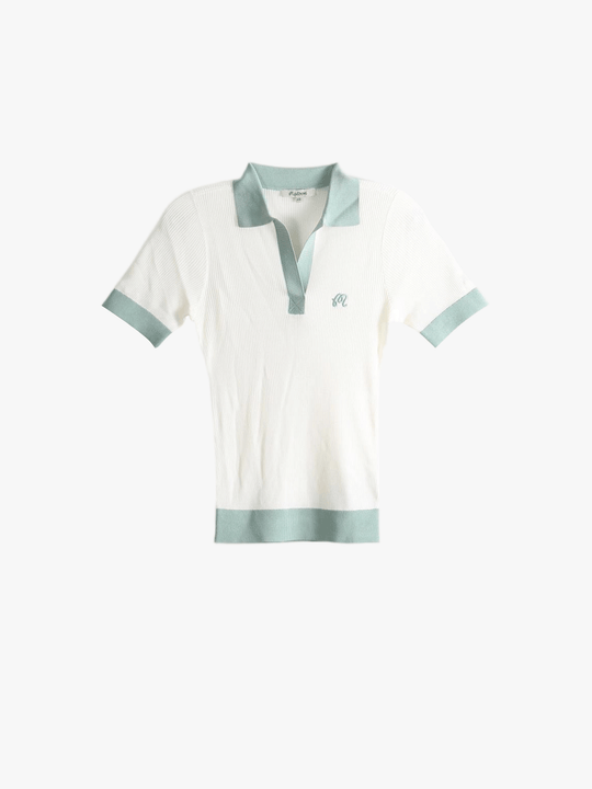 Tan shirt, front view