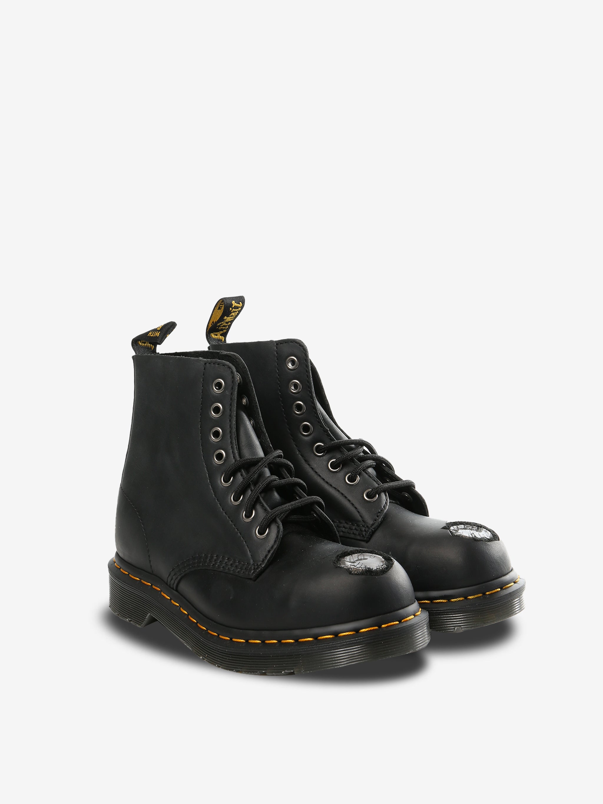 Black boots,side view