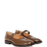 Brown shoes, side view