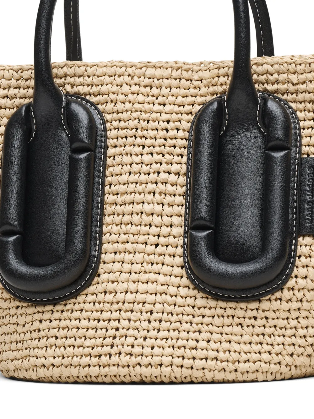 Tan bag, front view