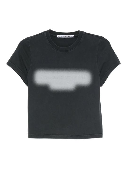 black t-shirts,front view
