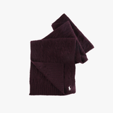 Purple scarf, front view