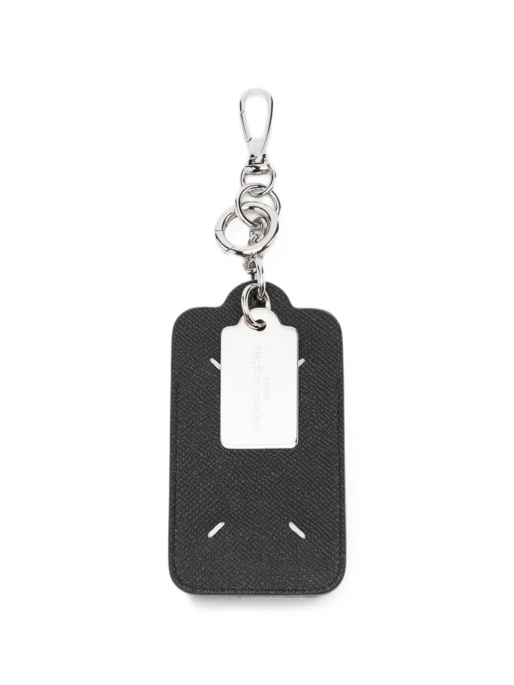 Black accessories, front view