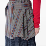 Grey skirt worn by a person, showing the skirt fit