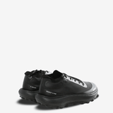 Black sneakers, back view