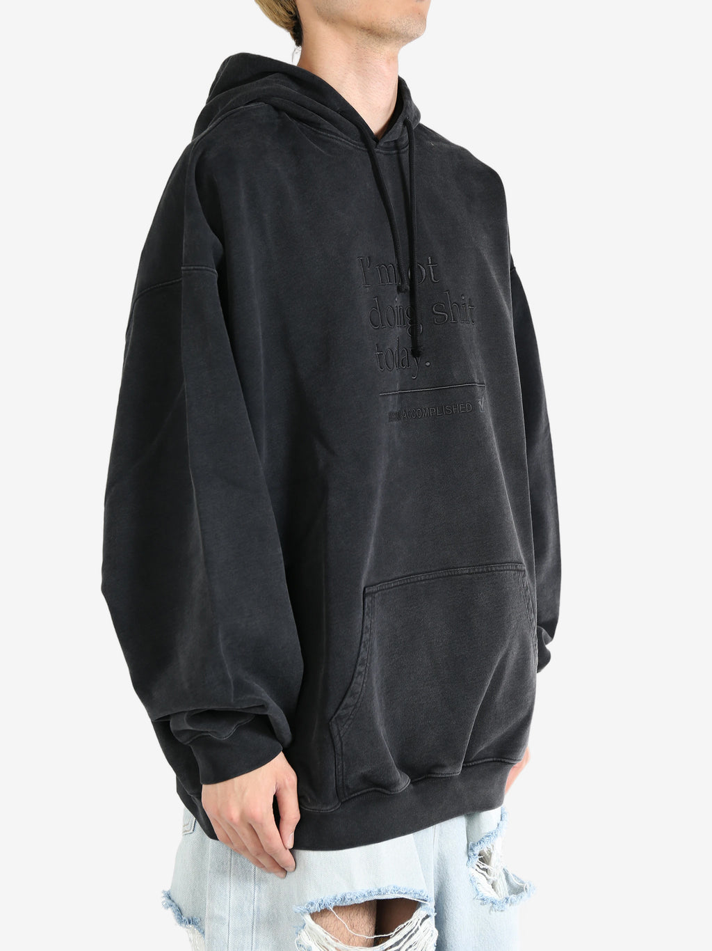 VETEMENTS - Unisex Not Doing Shit Today Hoodie