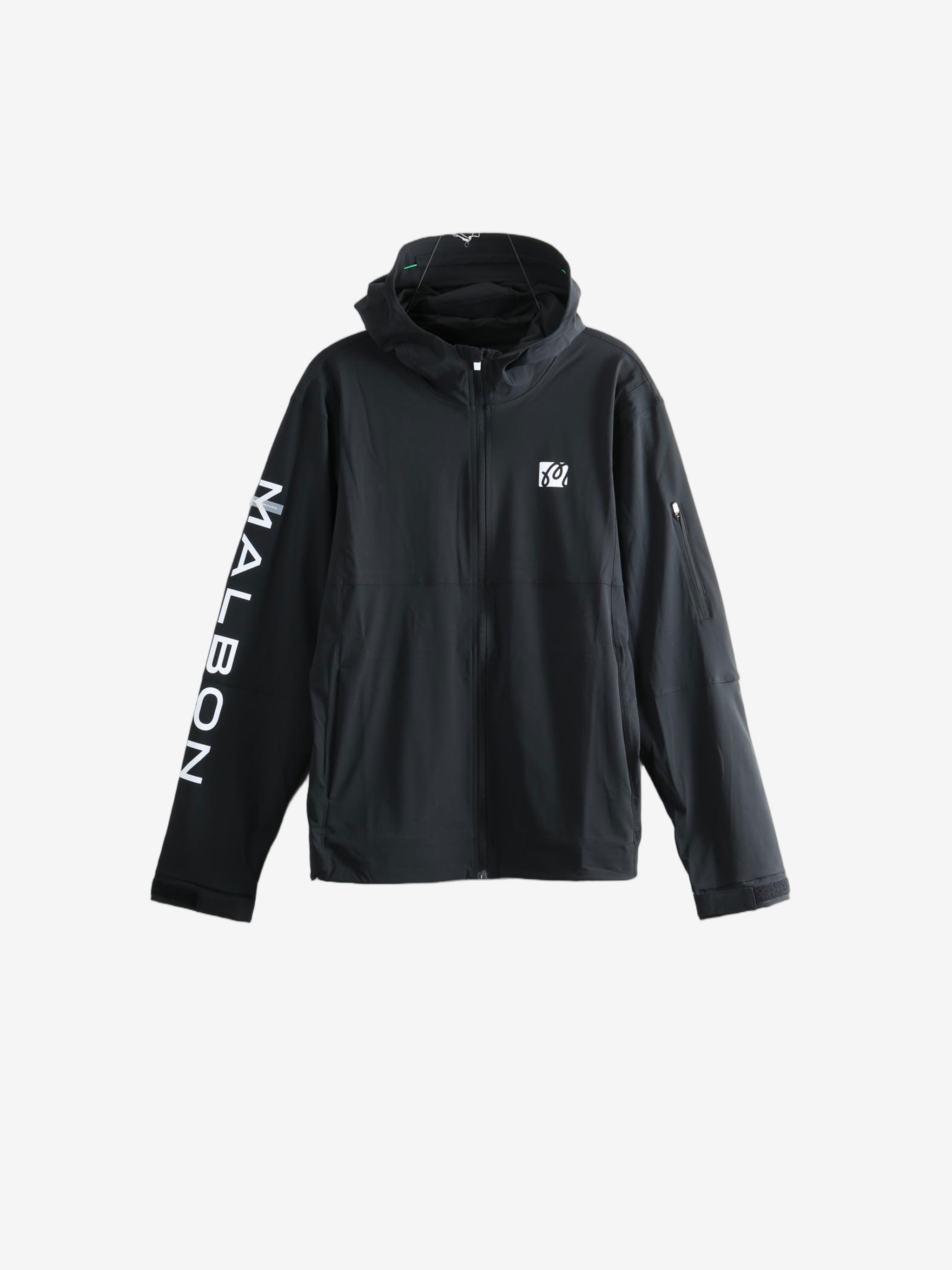 Black jacket, front view