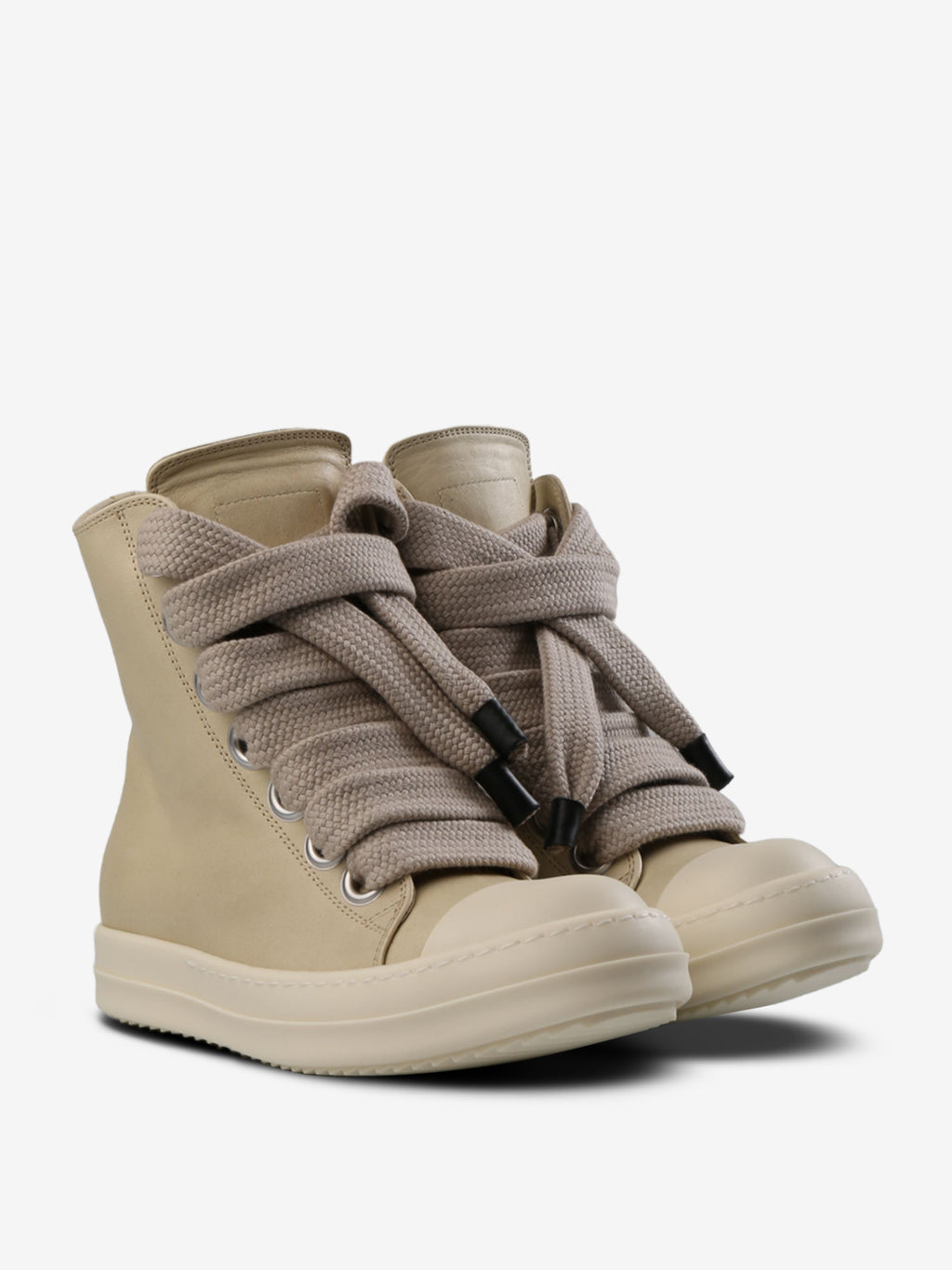 RICK OWENS - Women Leather Jumbolaced Sneakers