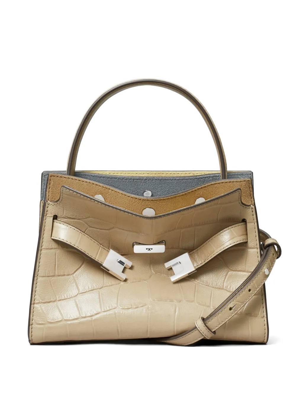 Tan bag, front view