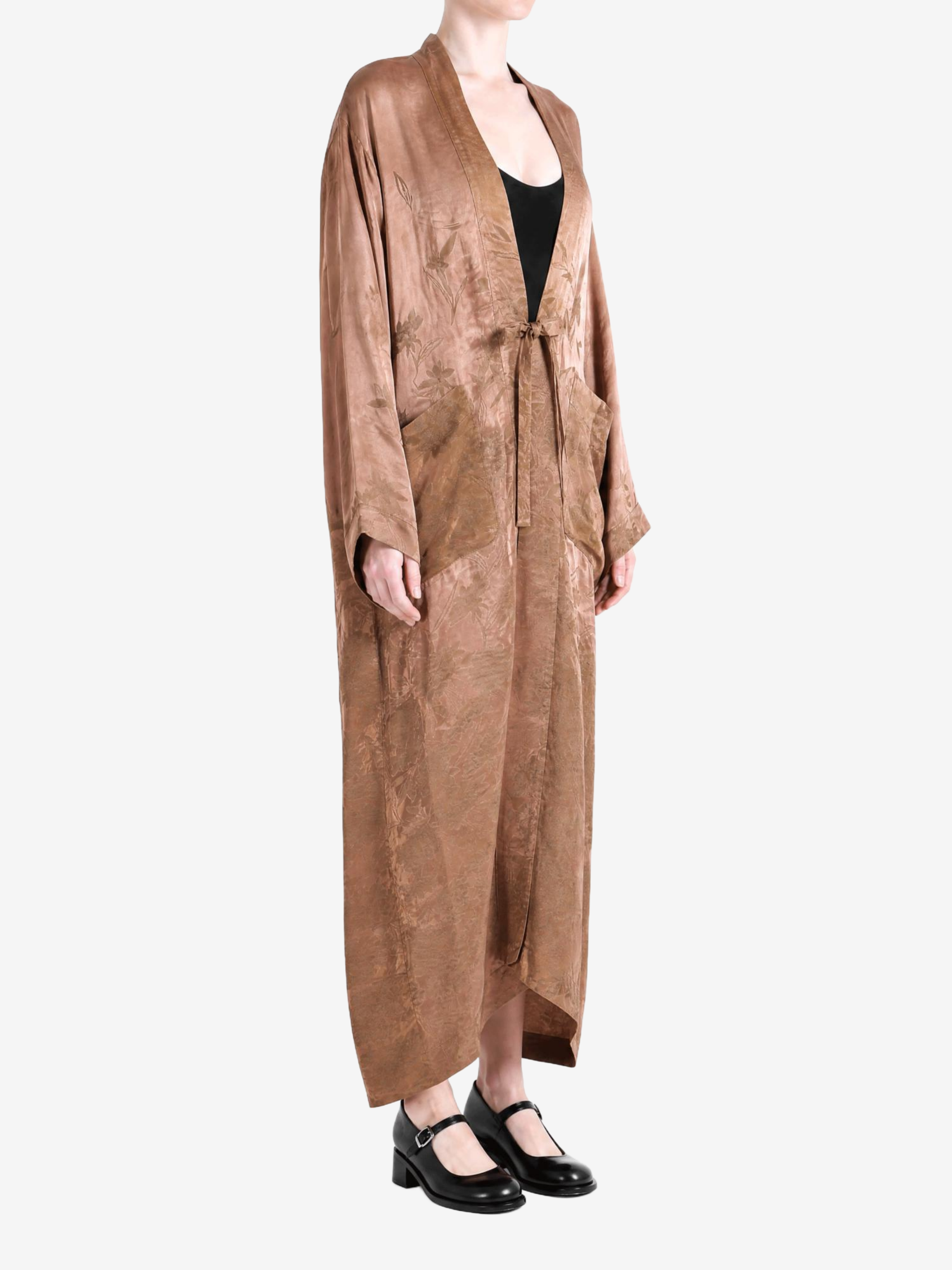 Brown jacket, front view