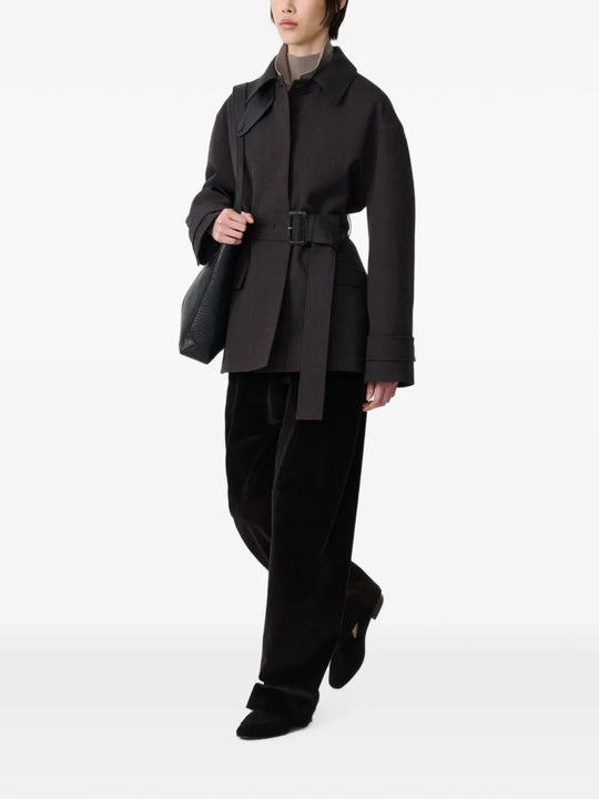 Black pants, full body view
