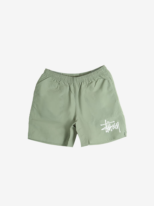 Green short, front view