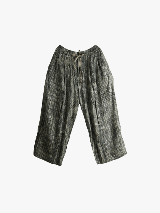 Green pants, front view