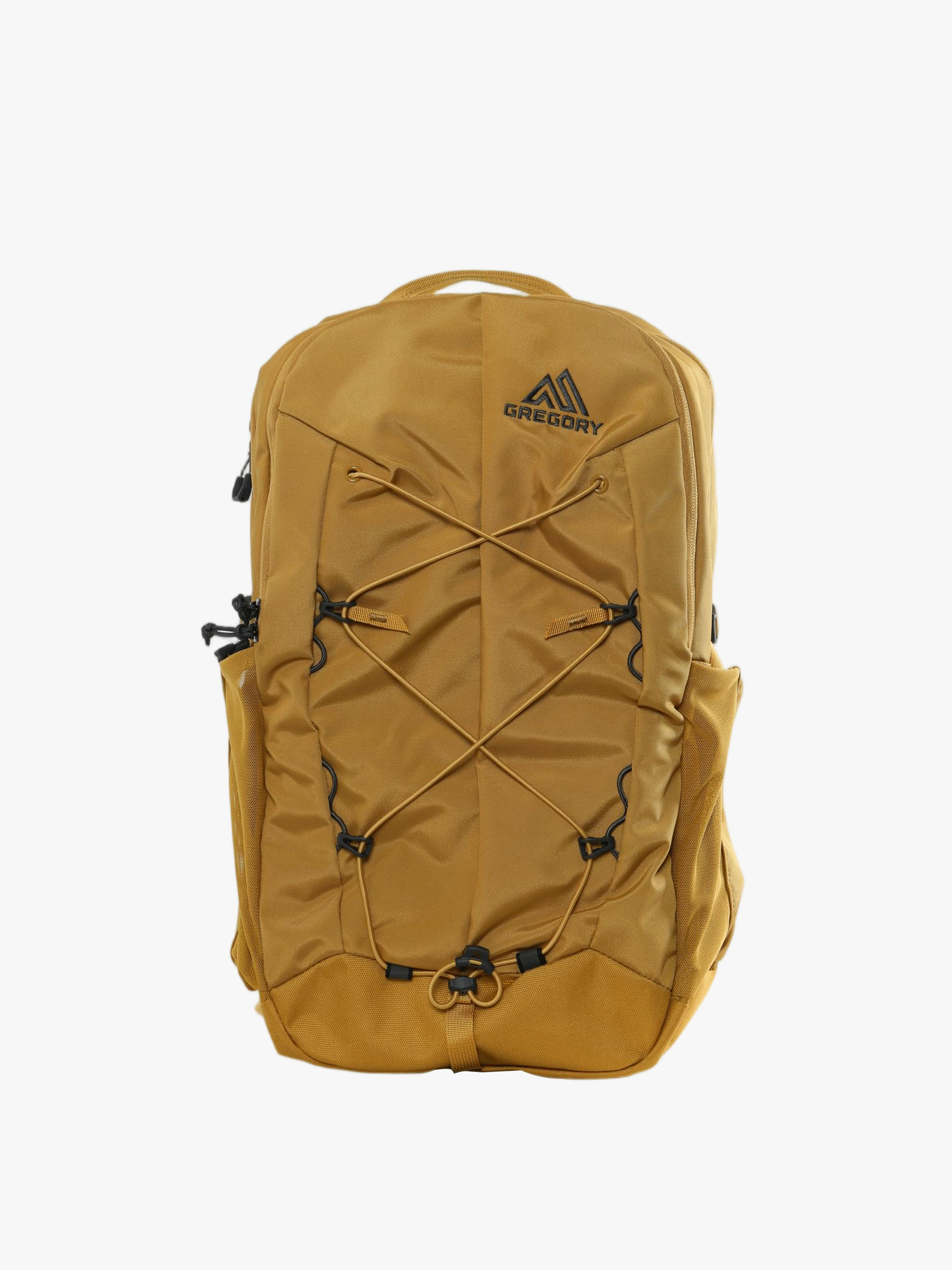 Tan bag, back view