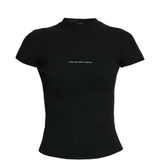 black top, front view