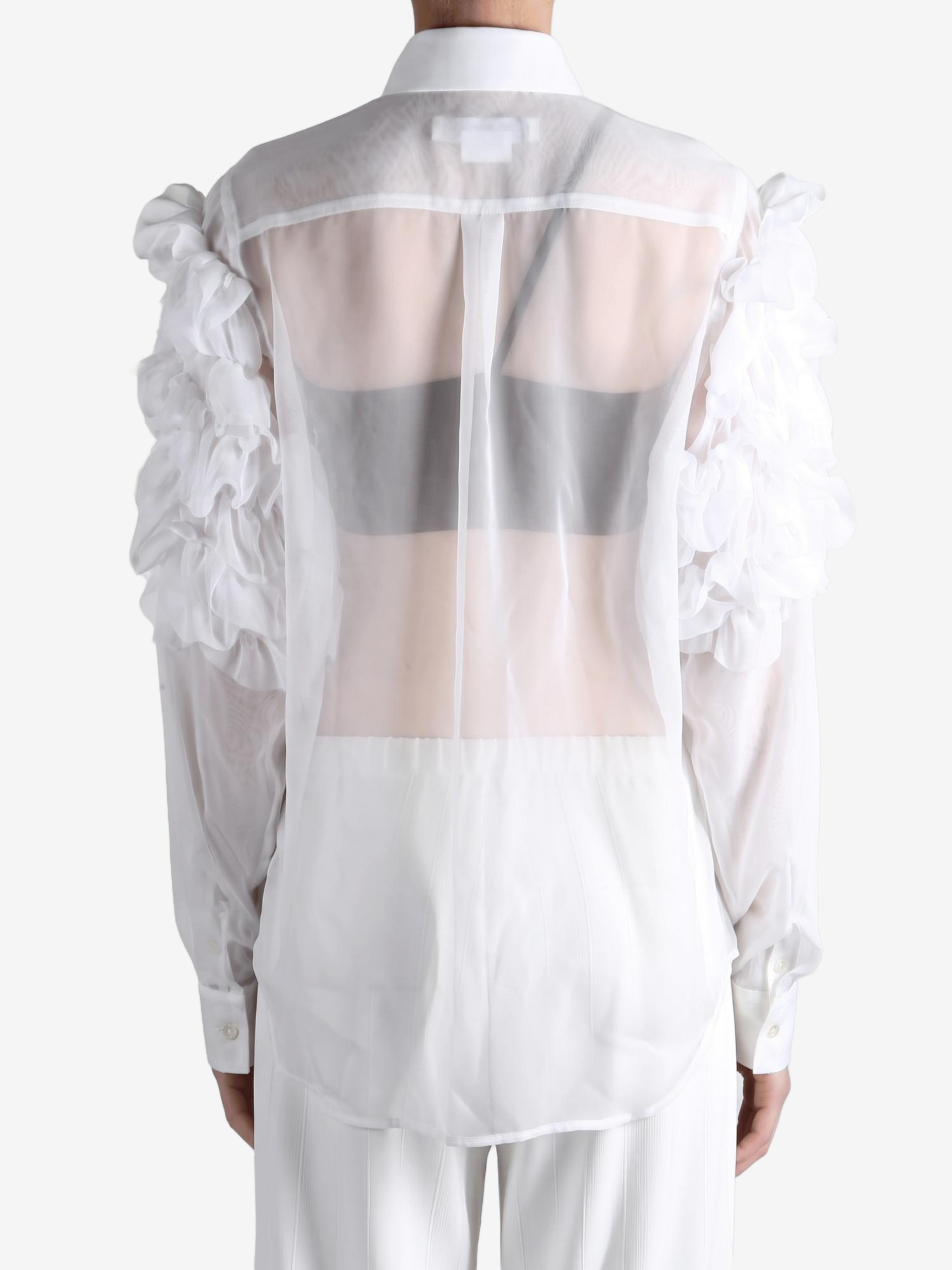 White shirt, full body view