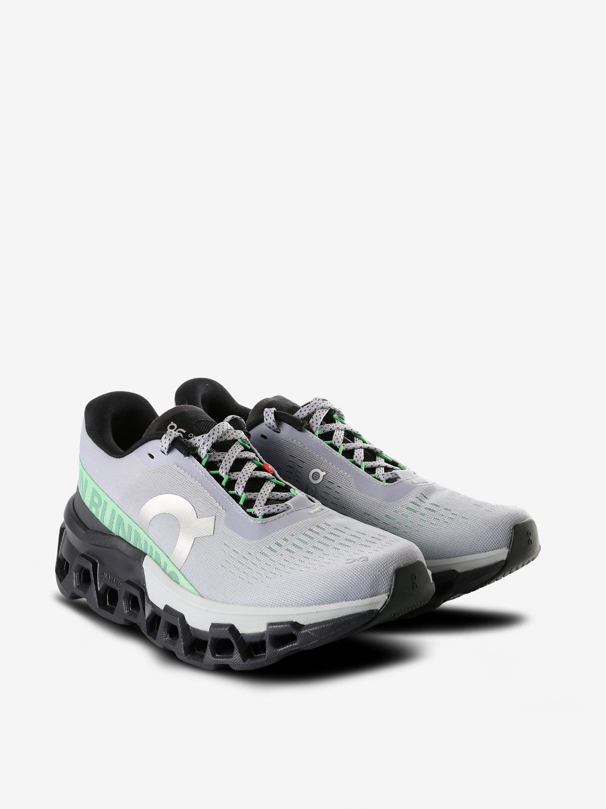 Grey sneakers, side view