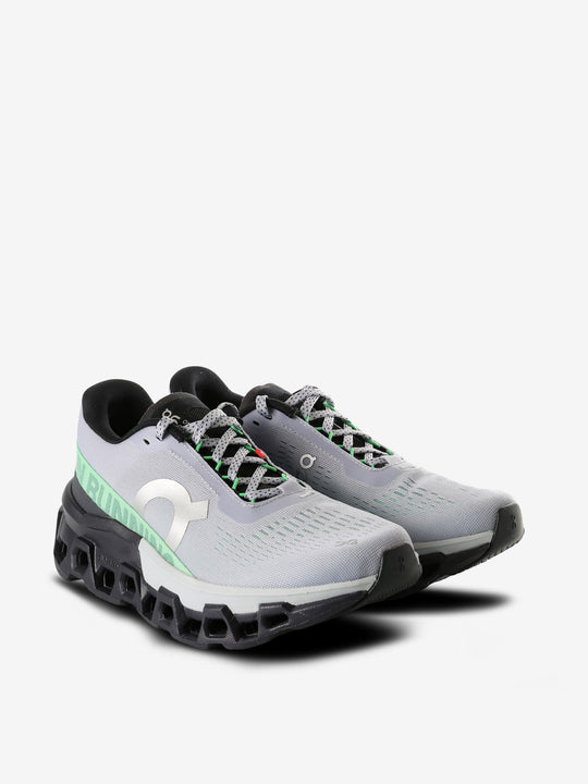 Grey sneakers, side view