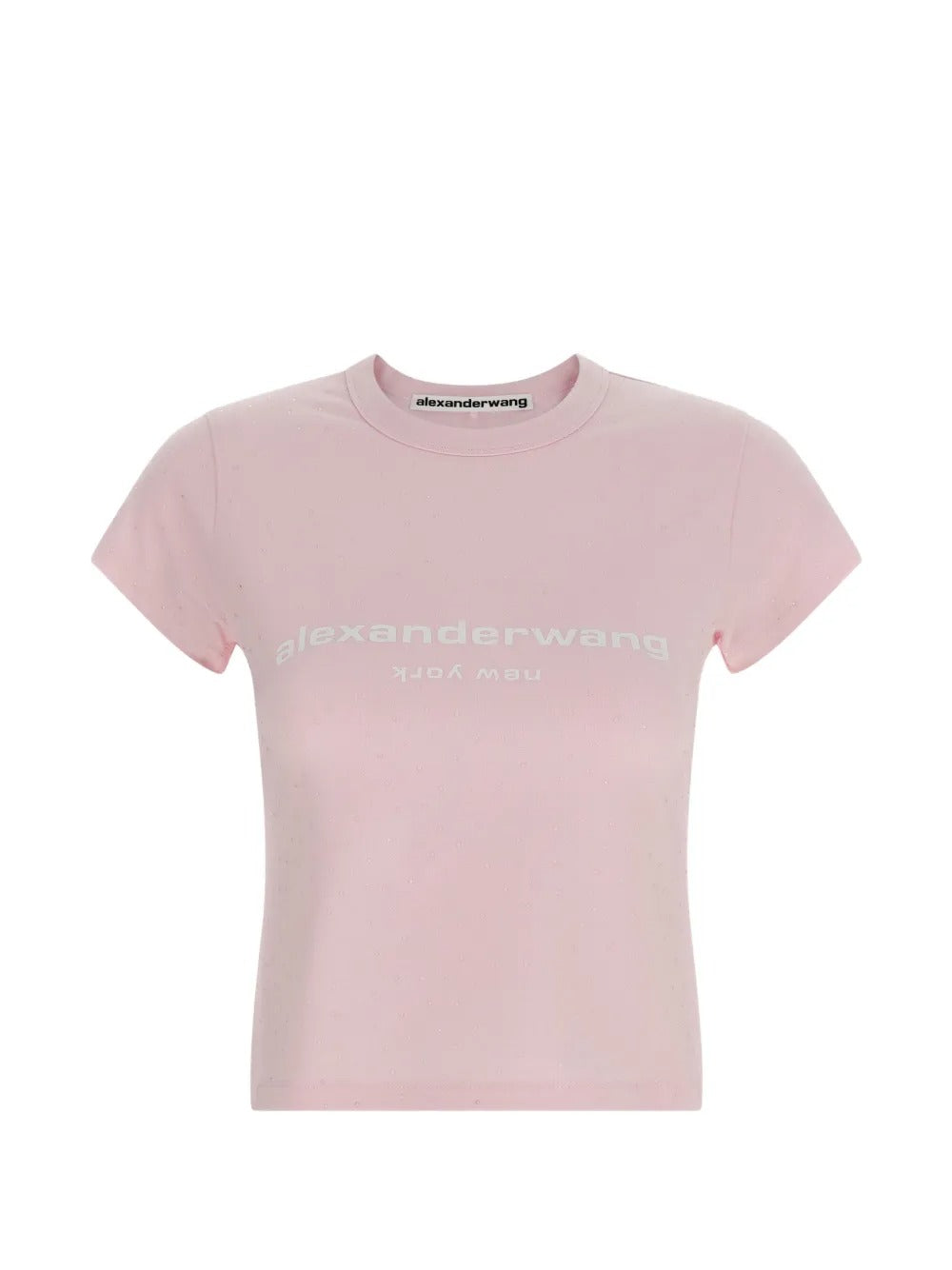 Pink t-shirt, front view