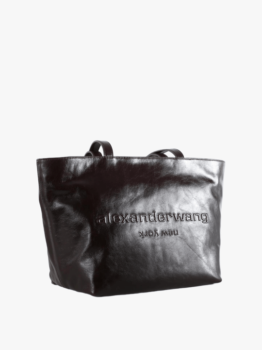 Burgundy bag, front view