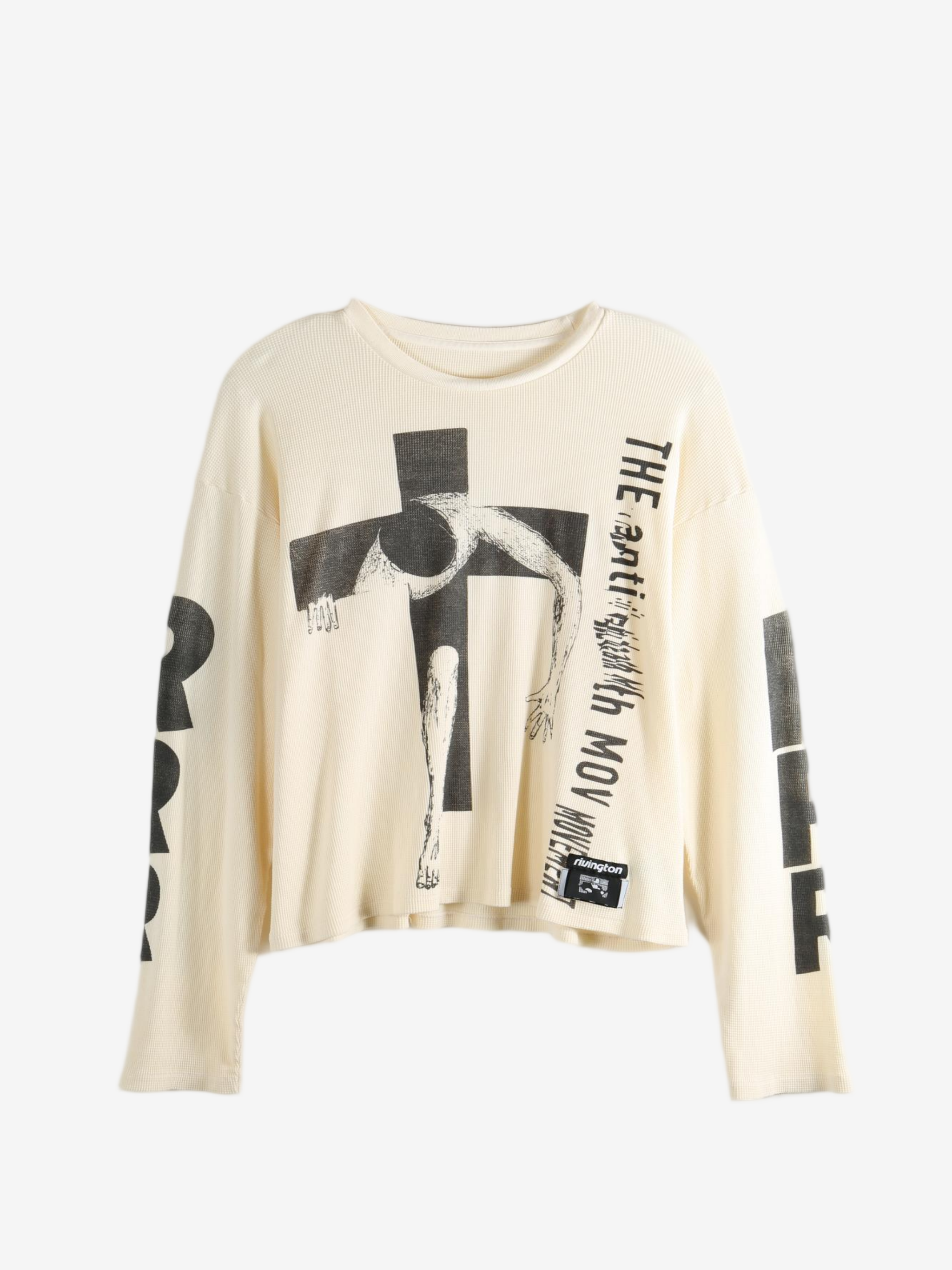 White t-shrit, front view