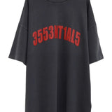 Grey t-shirt, front view