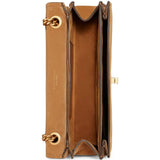 Tan bag, front view