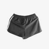 Black shorts,back view