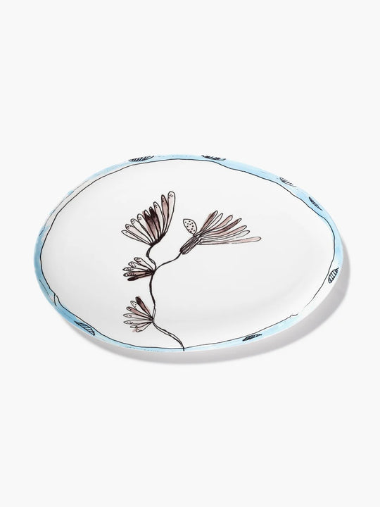 Blue plate,front view