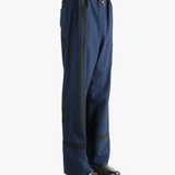 Blue pants worn by a person, showing the pants' fit