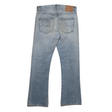 Blue jeans, back view