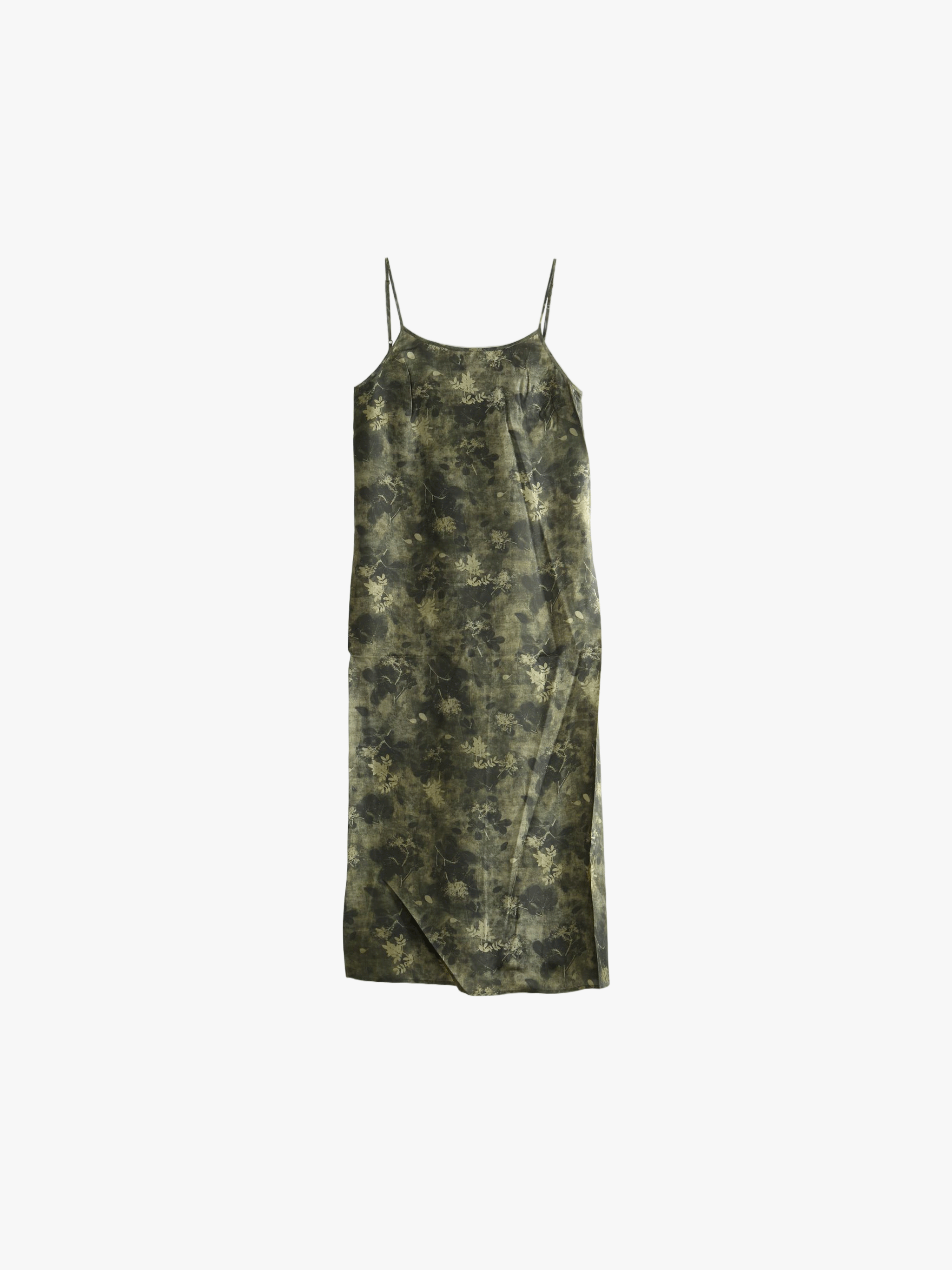Green dress, front view