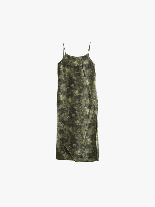 Green dress, front view