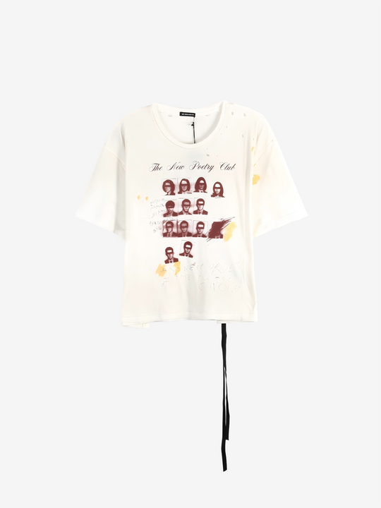 Tan t-shirt, front view