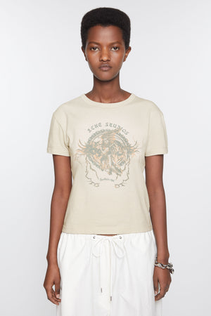 ACNE STUDIOS - Women Printed Fitted T-shirt