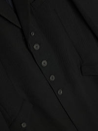 YOHJI YAMAMOTO POUR HOMME - Men Wool Detachable Lapel Jacket