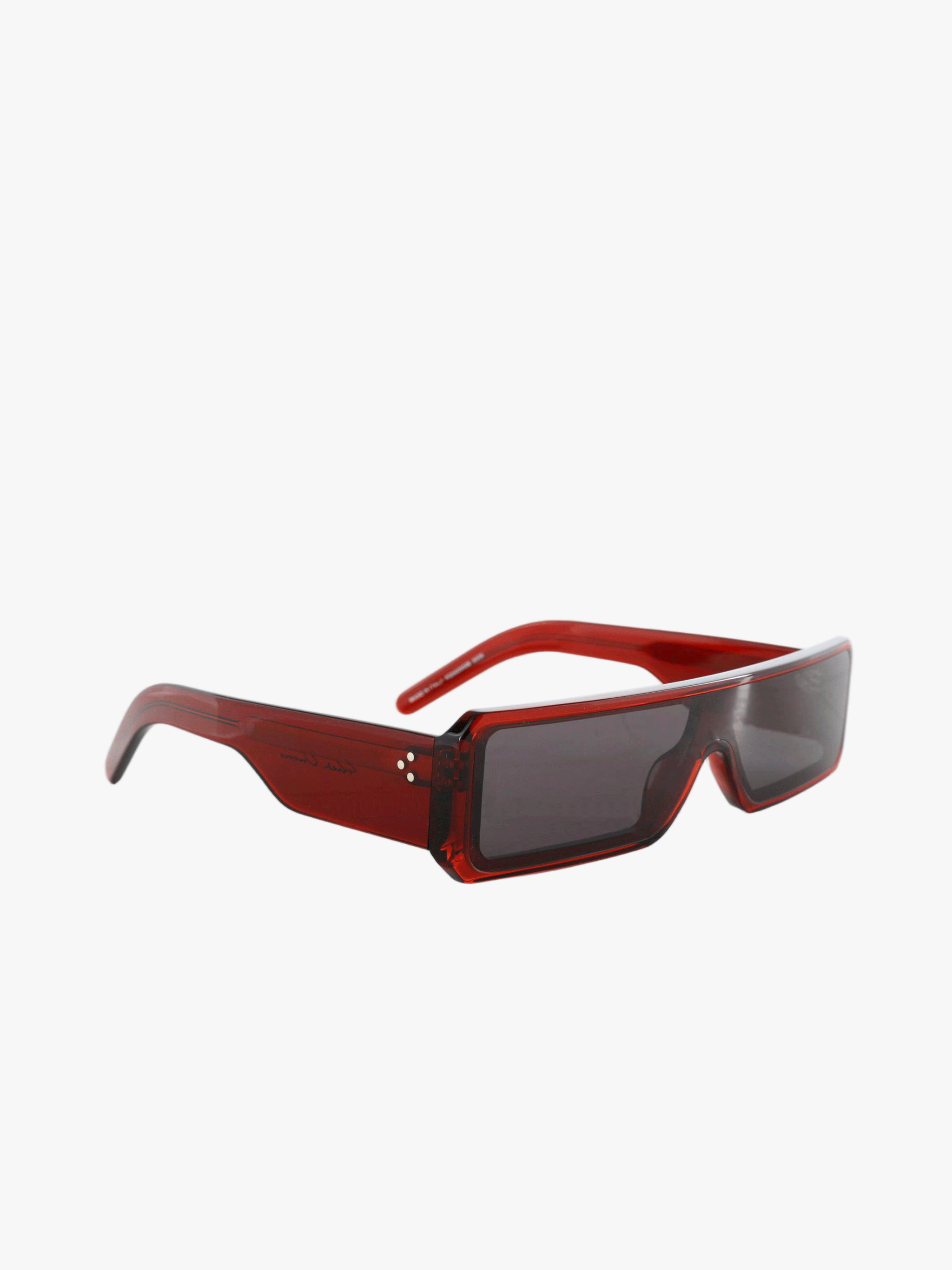 Red eyewear, front view