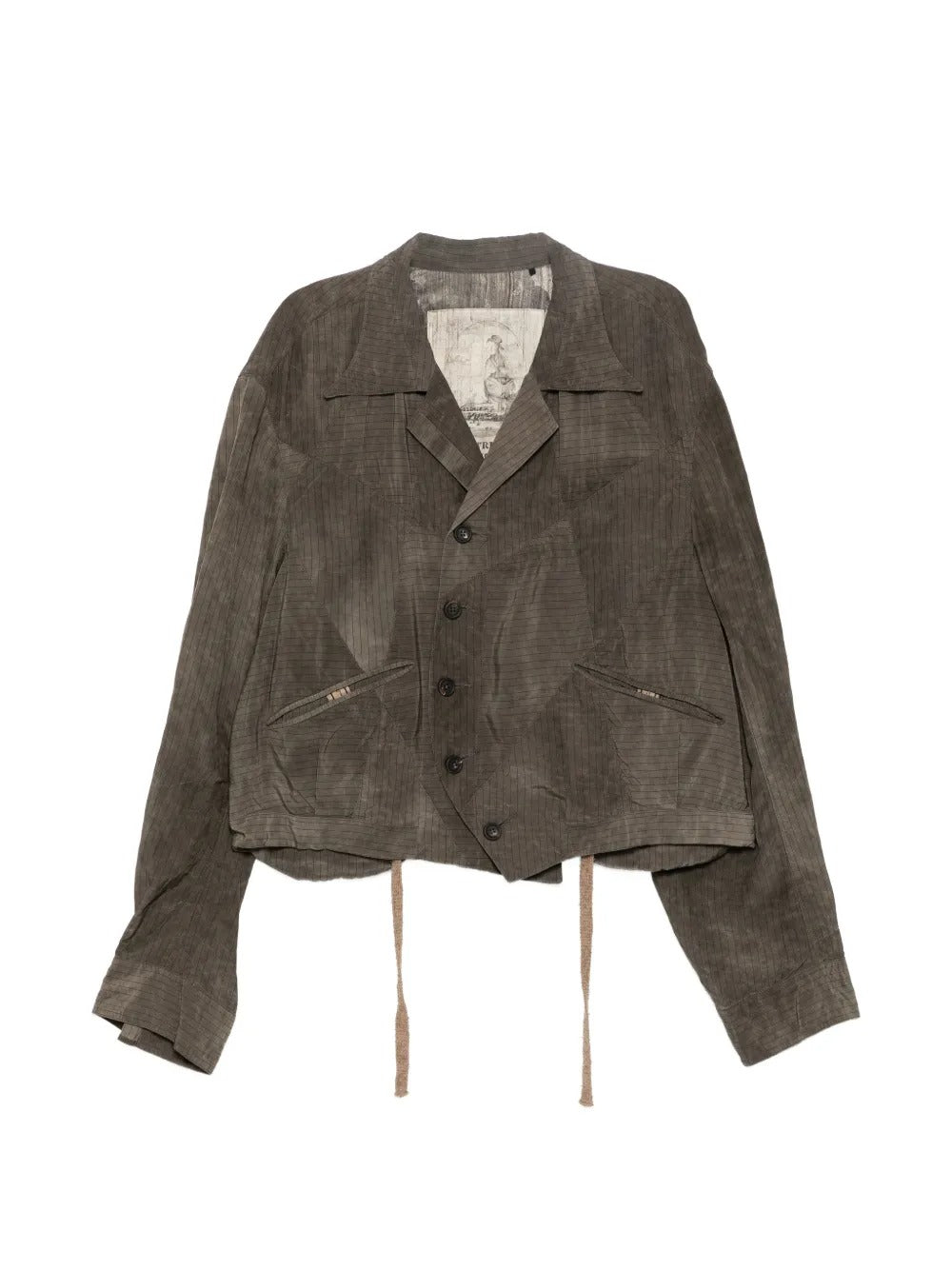 Brown jacket, front view