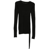 Black t-shirt, front view