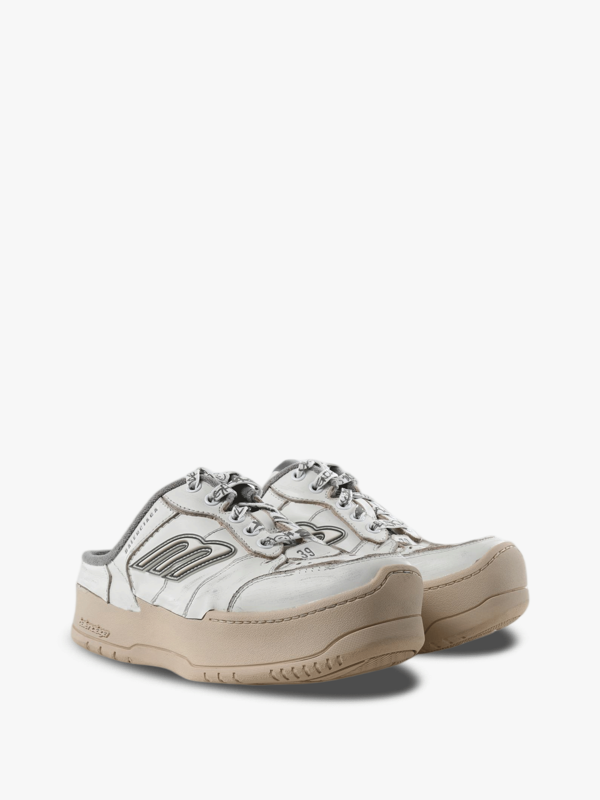 White shoes, front view