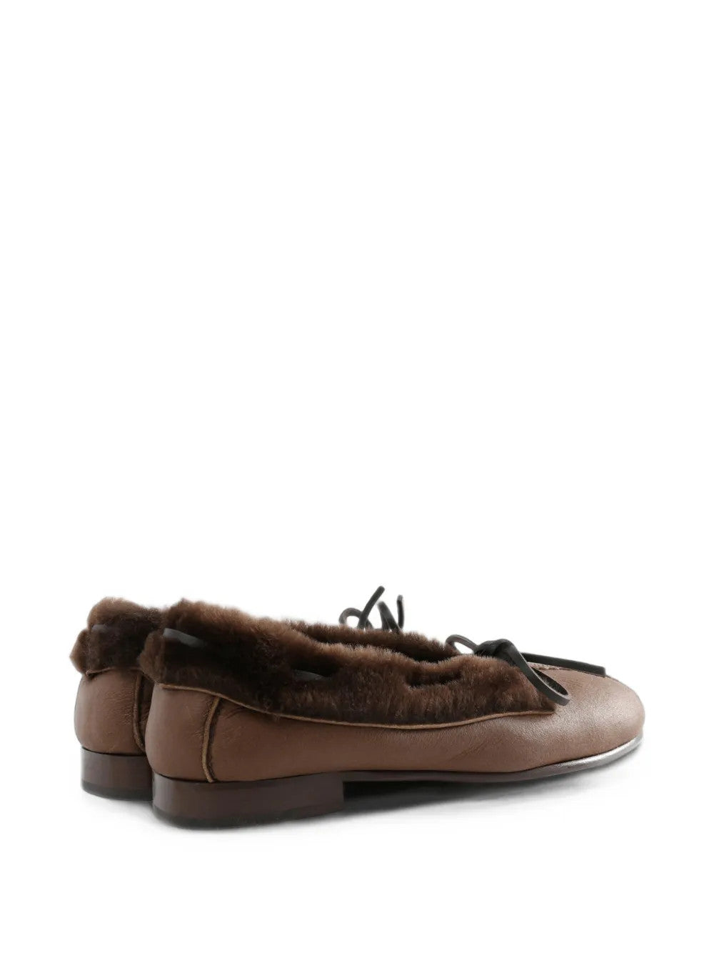 Brown shoes, side view