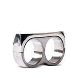 Grey rings, side view