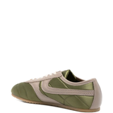 Green shoes,back view