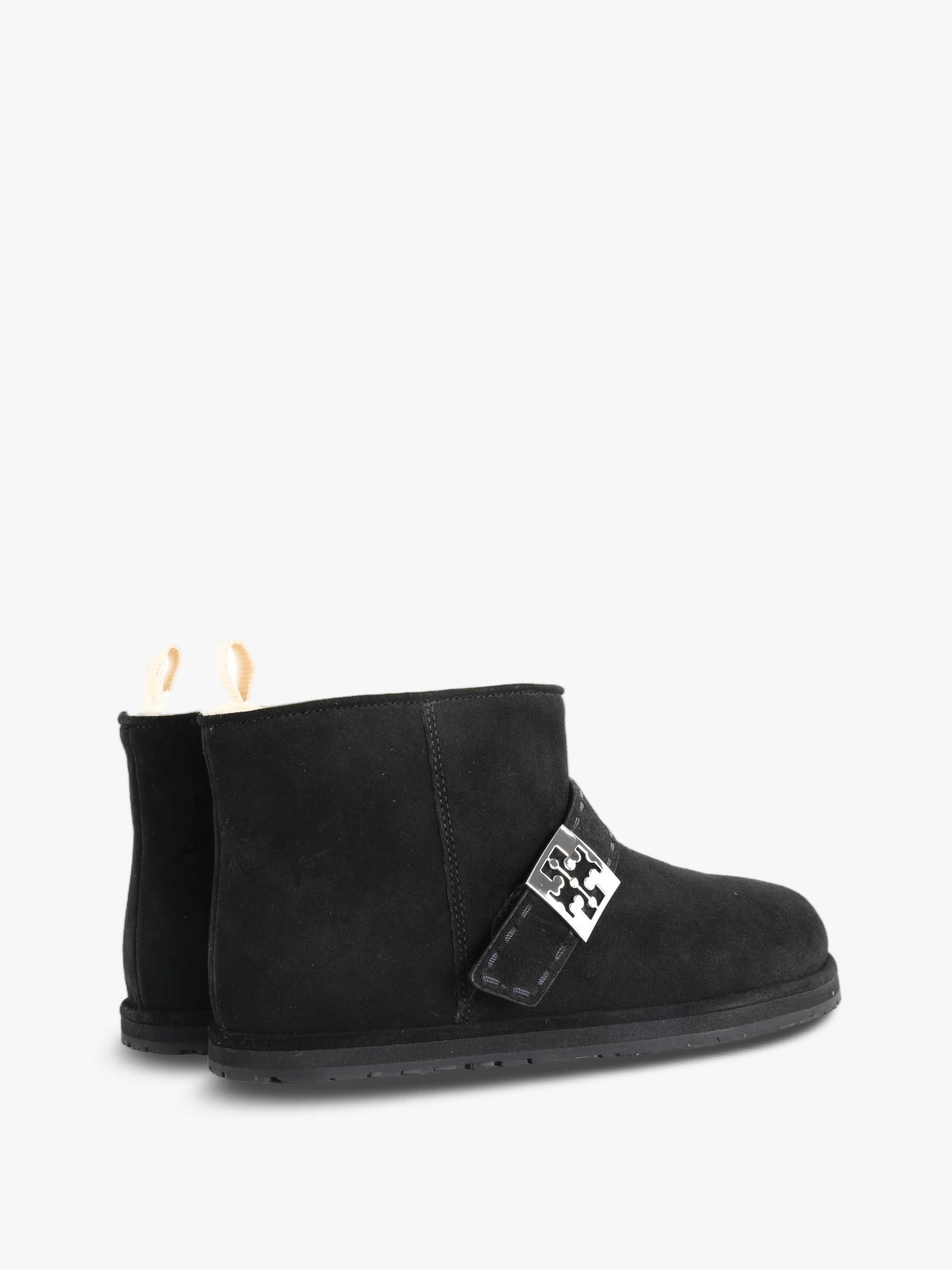 Black boots, front view